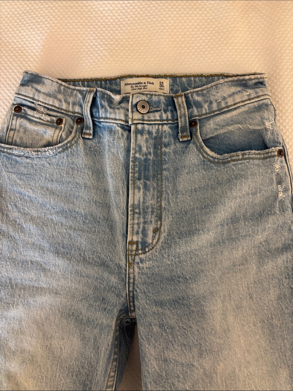 Abercrombie & Fitch Light Blue Straight Leg women’s Jeans